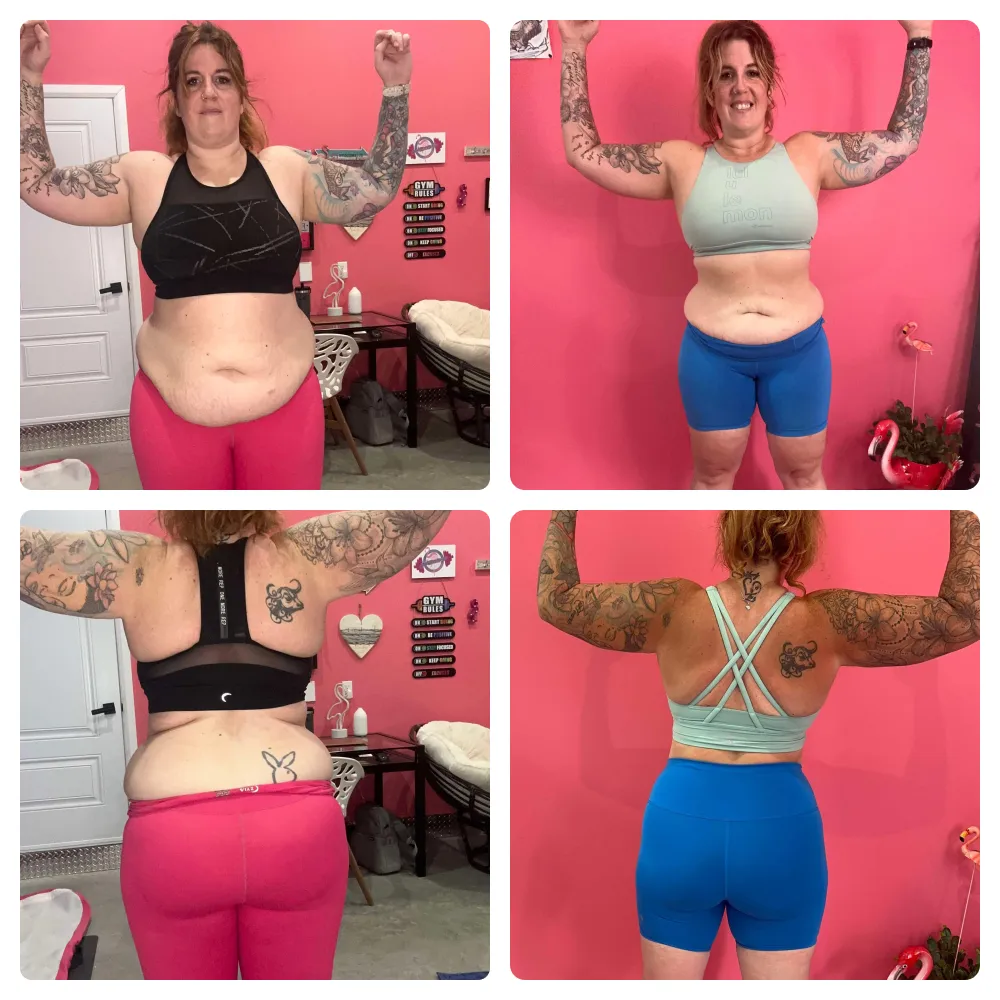 Transformation avant/après de Marie-Eve Simard